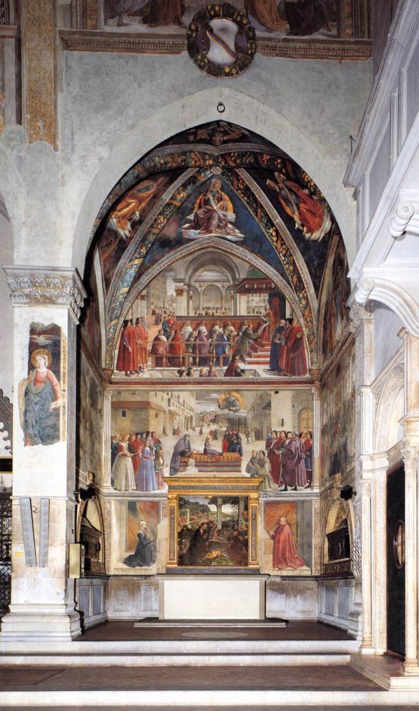 The Sassetti Chapel by Domenico Ghirlandaio in Santa Trìnita